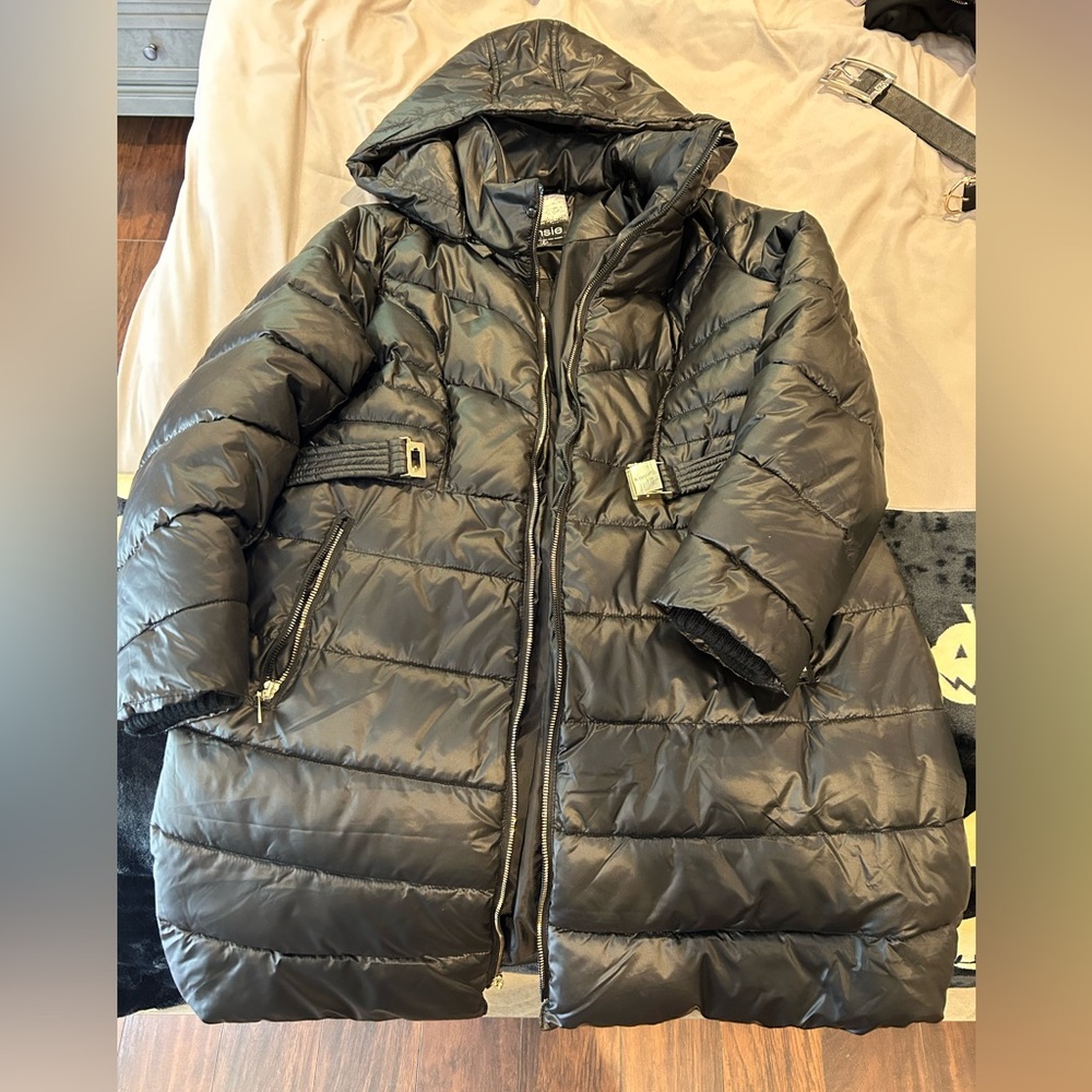 Long black coat